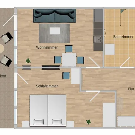 Apartament Wilde Moewe No 29 - Aurora Vista - Abc529 Hohen Wieschendorf
